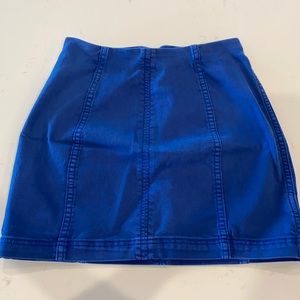 Free People Denim Mini Skirt